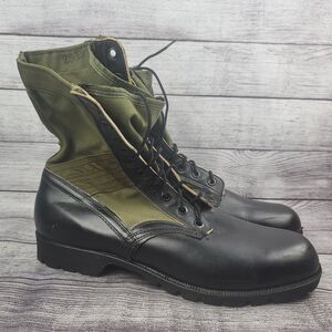 Vietnam Bata 1967 Combat Jungle Boots Spike Protective Mens Size 13 N Insoles